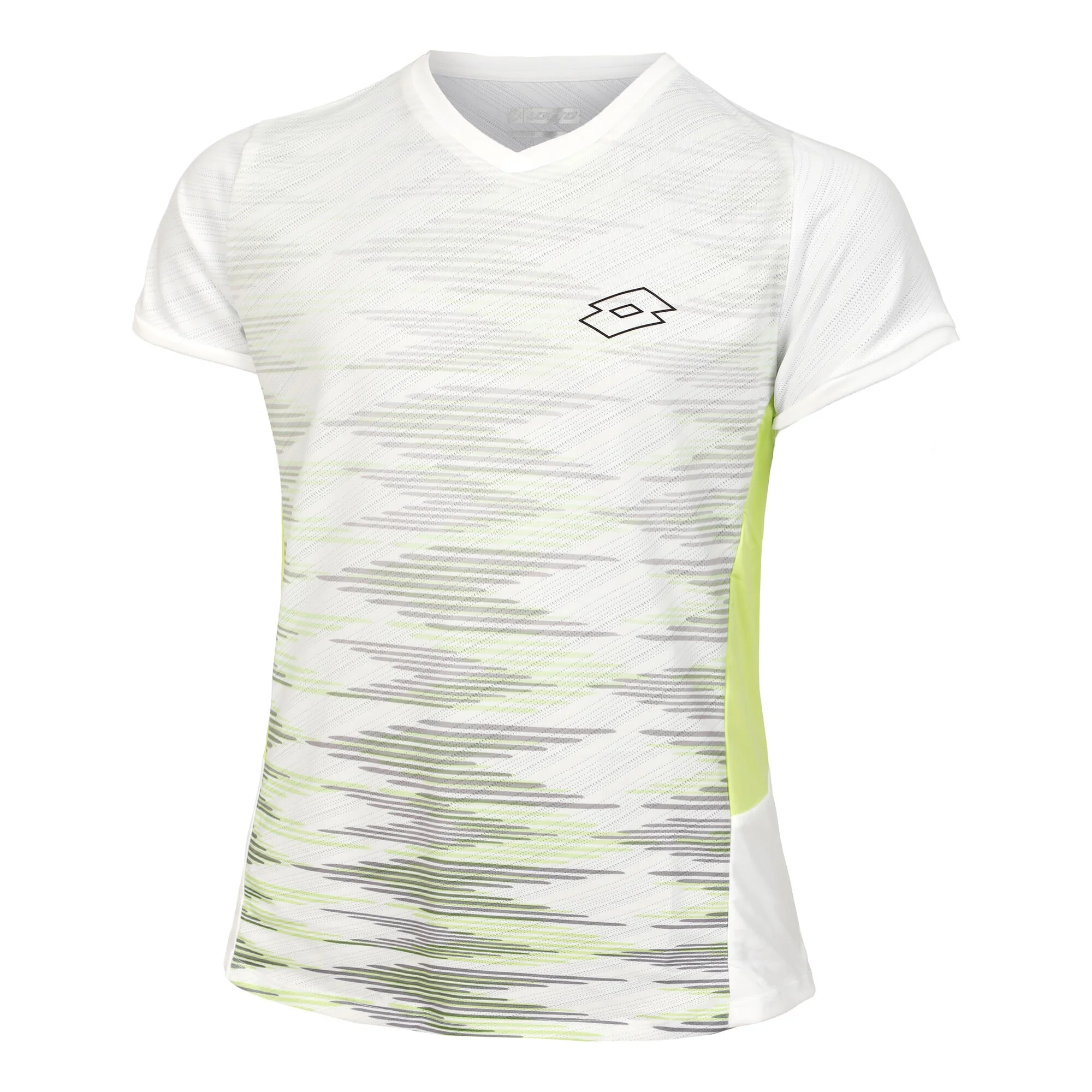 Lotto Tech I D4 Maglietta Ragazze - Bianco, Verde 1 Lotto Tech I D4 Maglietta Ragazze - Bianco, Verde