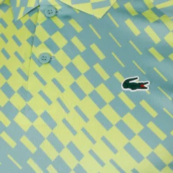 Lacoste Polo Uomini - Turchese, Giallo -Vendite Racchette da tennis 03932000 10
