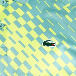 Lacoste Polo Uomini - Turchese, Giallo -Vendite Racchette da tennis 03939000 10