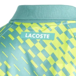 Lacoste Polo Uomini - Turchese, Giallo -Vendite Racchette da tennis 03939000 12