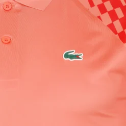 Lacoste Polo Uomini - Rosso, Bianco -Vendite Racchette da tennis 03940000 10