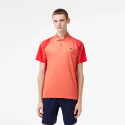 Lacoste Polo Uomini - Rosso, Bianco -Vendite Racchette da tennis 03940000 13