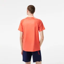 Lacoste Polo Uomini - Rosso, Arancione -Vendite Racchette da tennis 03941000 14