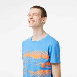 Lacoste Maglietta Uomini - Blu -Vendite Racchette da tennis 03952000 15