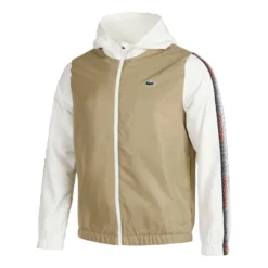 Lacoste Tuta Da Allenamento Uomini - Beige, Bianco -Vendite Racchette da tennis 03974000 10