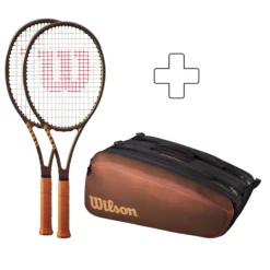 Wilson 2 Pro Staff 97 V14 In Aggiunta Borsa Per Racchetta