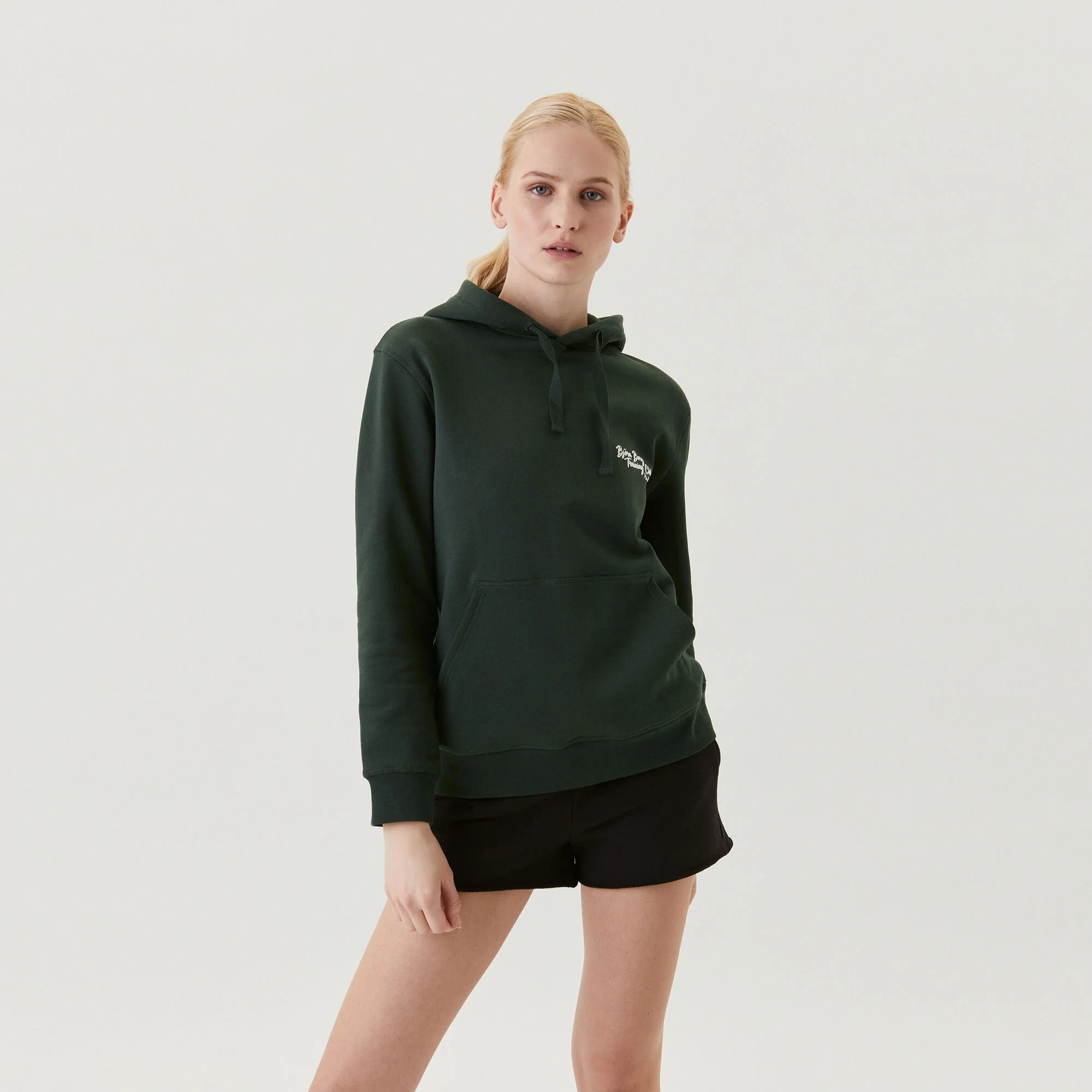 BJØRN BORG STHLM Boyfriend Felpa Con Cappuccio Donna - Verde 2 BJØRN BORG STHLM Boyfriend Felpa Con Cappuccio Donna - Verde - immagine 2