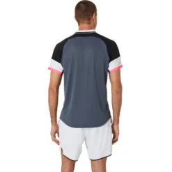 Asics Match Polo Uomini - Nero, Rosso -Vendite Racchette da tennis 05306000 15