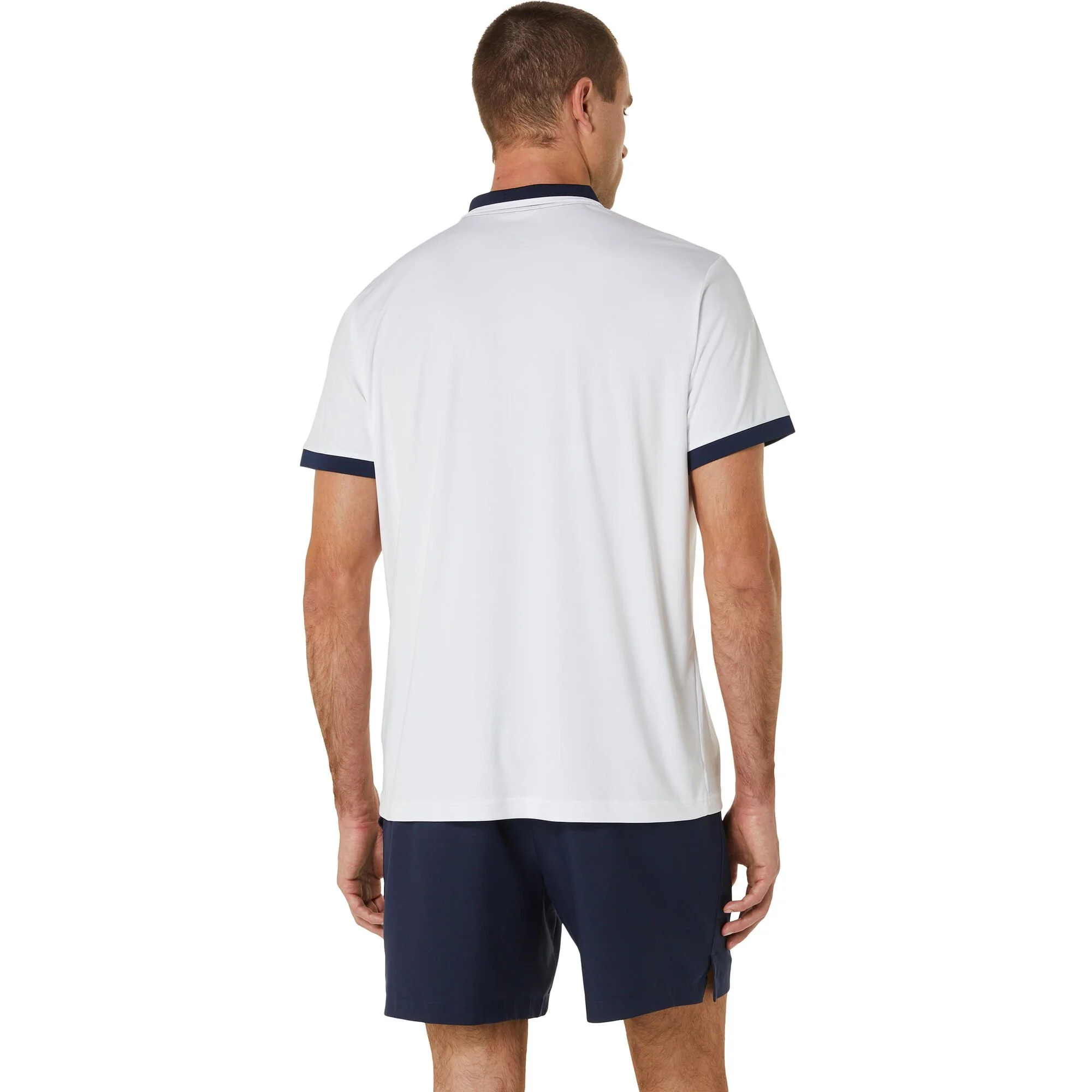 Asics Court Polo Uomini - Bianco, Blu Scuro 5 Asics Court Polo Uomini - Bianco, Blu Scuro - immagine 5