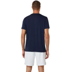 Asics Court GPX Tee Maglietta Uomini - Blu Scuro, Bianco 13 Asics Court GPX Tee Maglietta Uomini - Blu Scuro, Bianco -Vendite Racchette da tennis 05319000 14