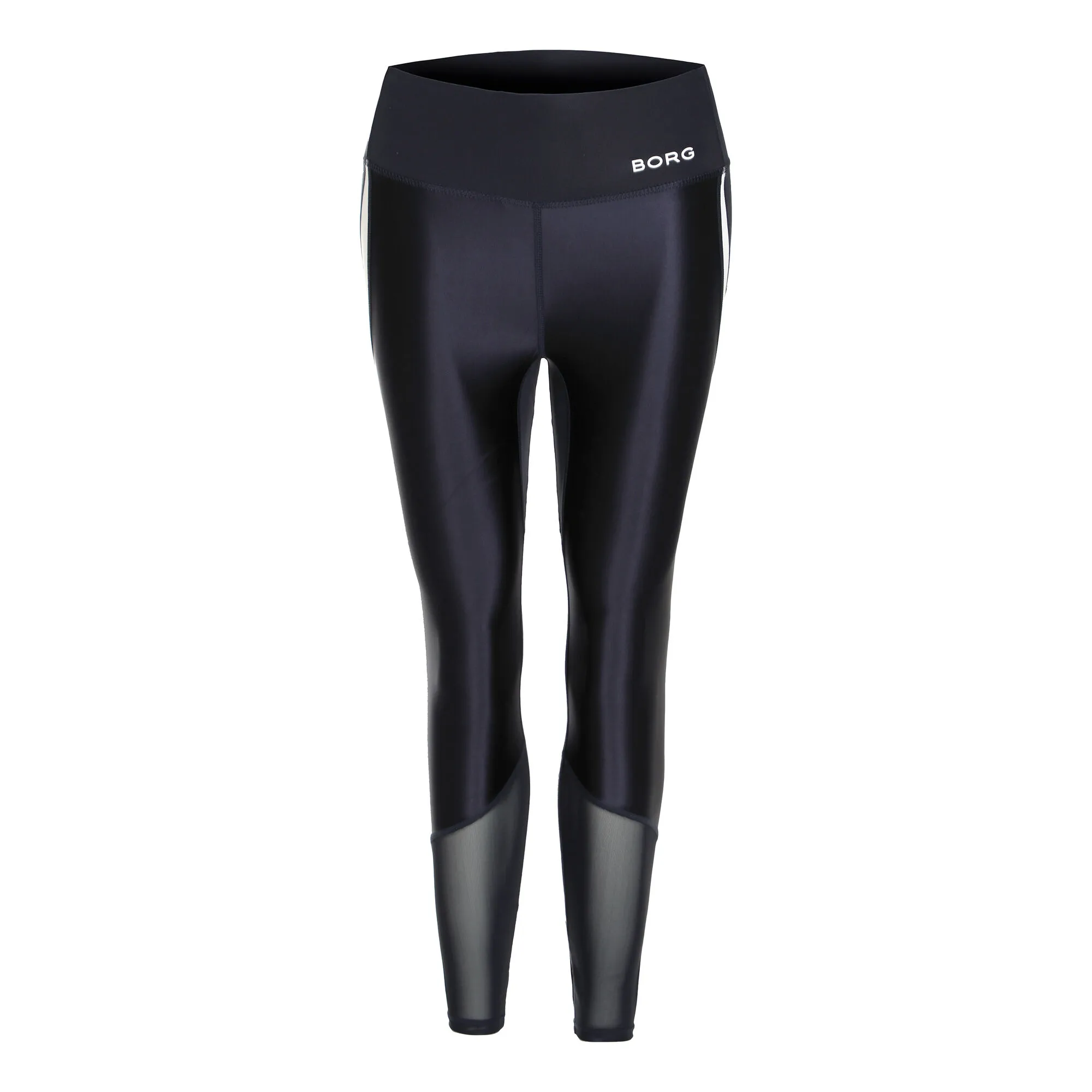 BJØRN BORG Borg High Waist Swipe Calzamaglia Donna - Blu Scuro, Bianco 1 BJØRN BORG Borg High Waist Swipe Calzamaglia Donna - Blu Scuro, Bianco