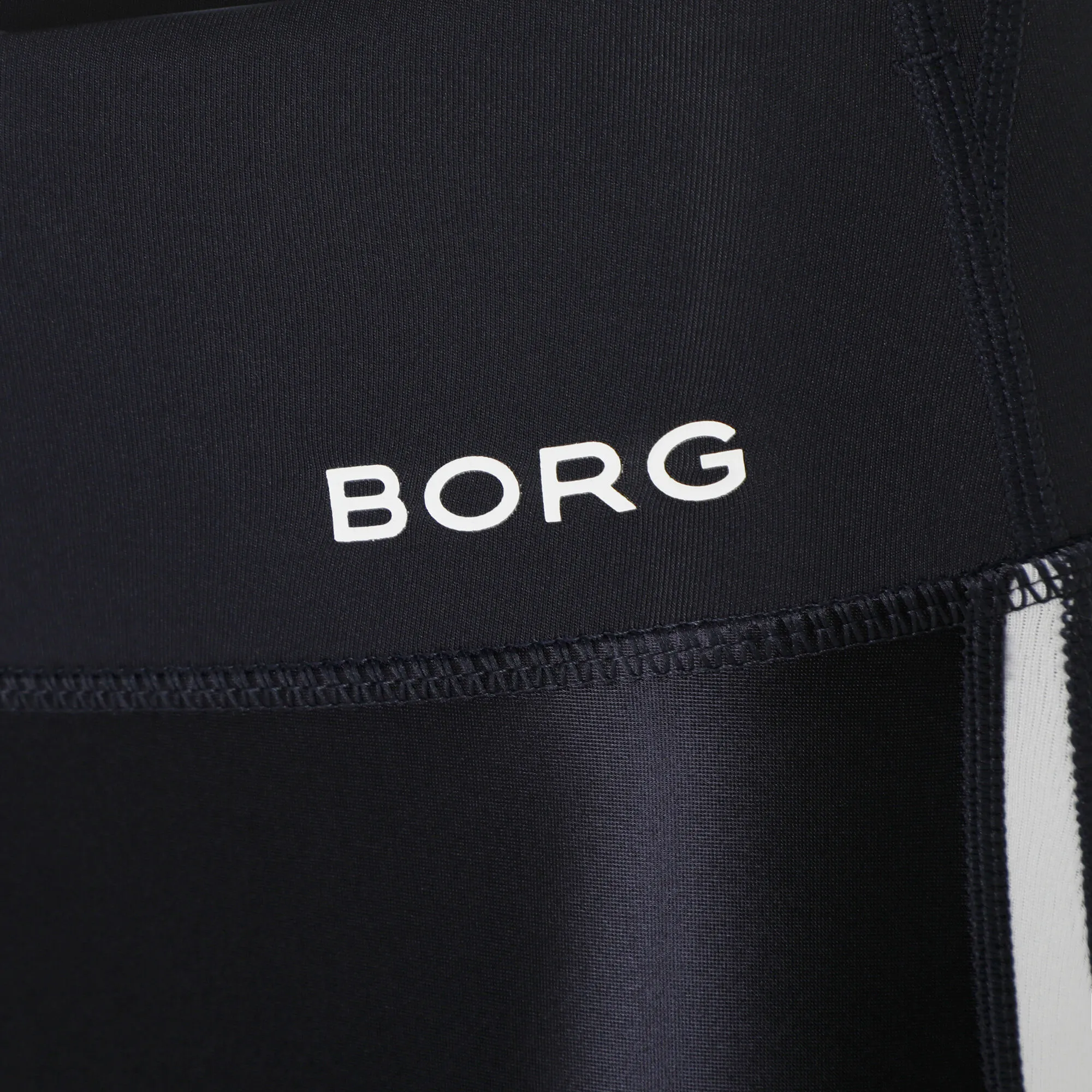 BJØRN BORG Borg High Waist Swipe Calzamaglia Donna - Blu Scuro, Bianco 4 BJØRN BORG Borg High Waist Swipe Calzamaglia Donna - Blu Scuro, Bianco - immagine 4