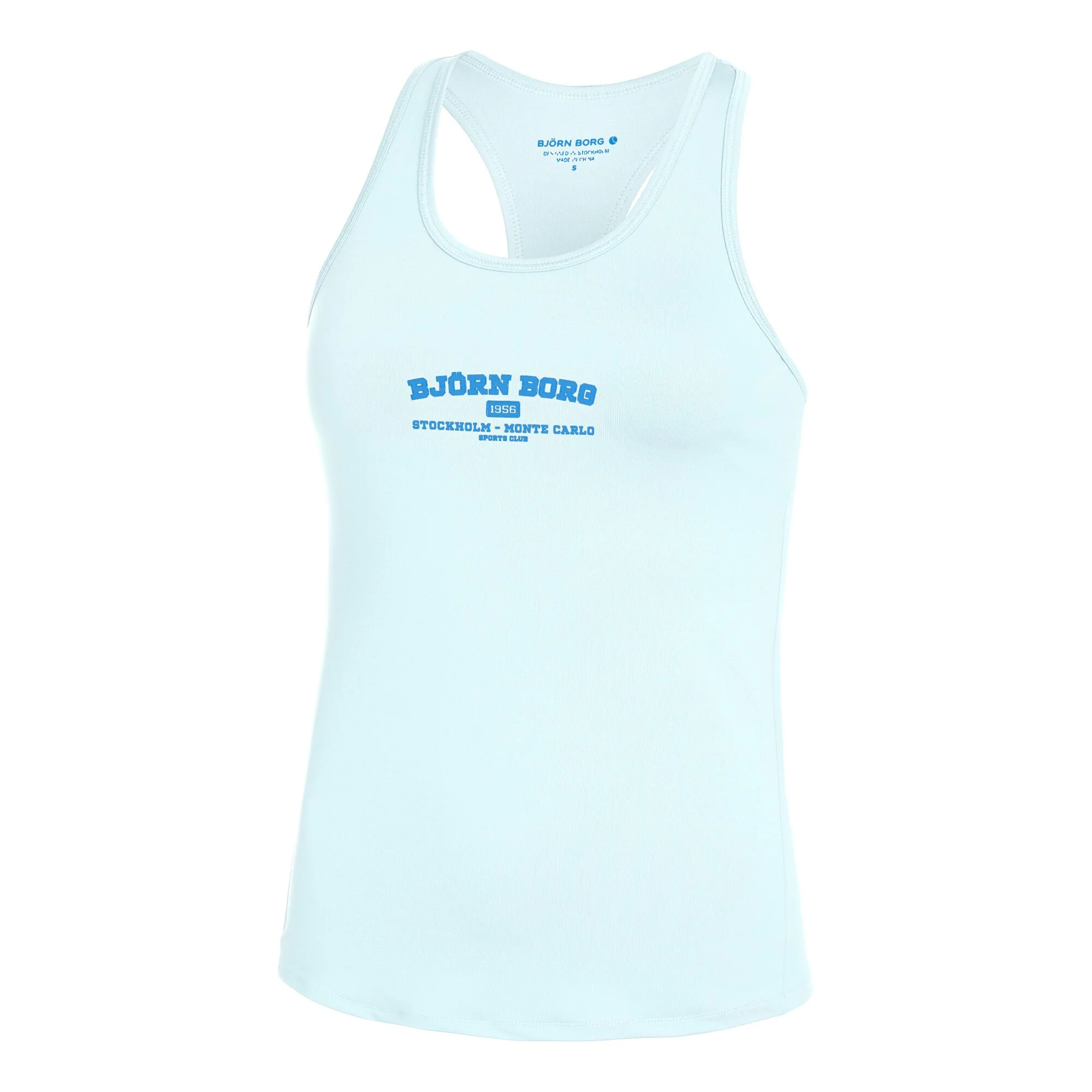 BJØRN BORG Tank-Top Canottiera Donna - Blu Chiaro 1 BJØRN BORG Tank-Top Canottiera Donna - Blu Chiaro