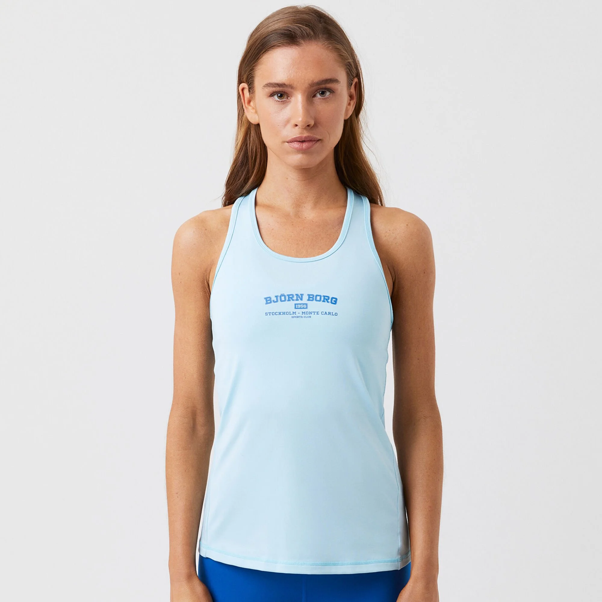 BJØRN BORG Tank-Top Canottiera Donna - Blu Chiaro 4 BJØRN BORG Tank-Top Canottiera Donna - Blu Chiaro - immagine 4