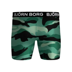BJØRN BORG Performance Boxer Confezione Da 2 Uomini - Verde, Nero -Vendite Racchette da tennis 05592000 11