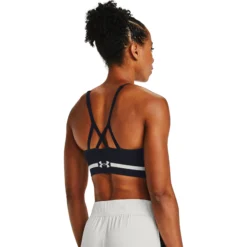 Under Armour Seamless Low Long Reggiseni Sportivi Donna - Nero, Grigio Chiaro -Vendite Racchette da tennis 07376000 14