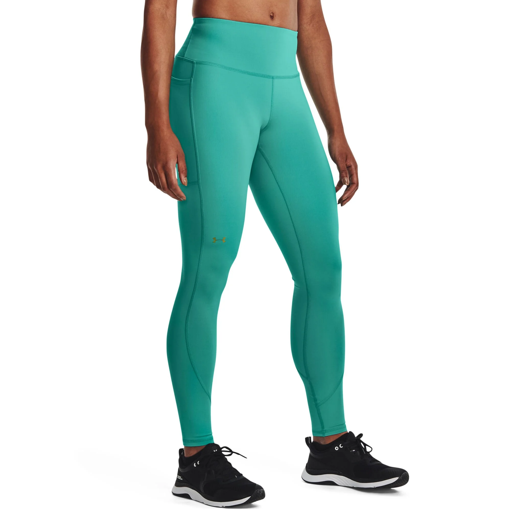 Under Armour Rush Calzamaglia Donna - Turchese 3 Under Armour Rush Calzamaglia Donna - Turchese - immagine 3