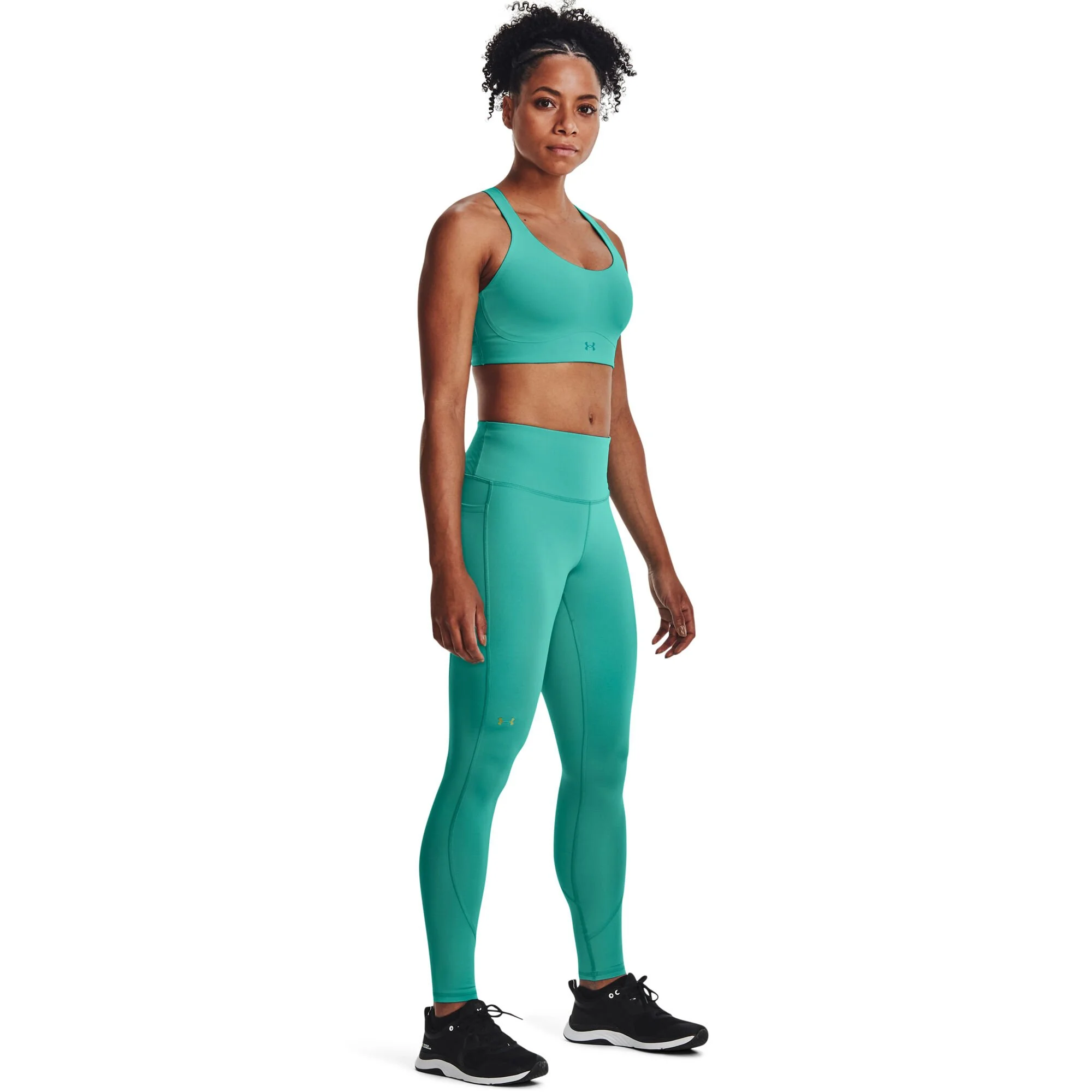 Under Armour Rush Calzamaglia Donna - Turchese 4 Under Armour Rush Calzamaglia Donna - Turchese - immagine 4