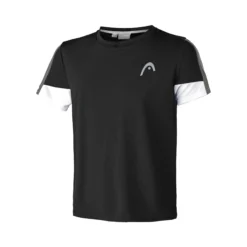 Head Club 22 Tech Maglietta Ragazzi - Nero, Bianco