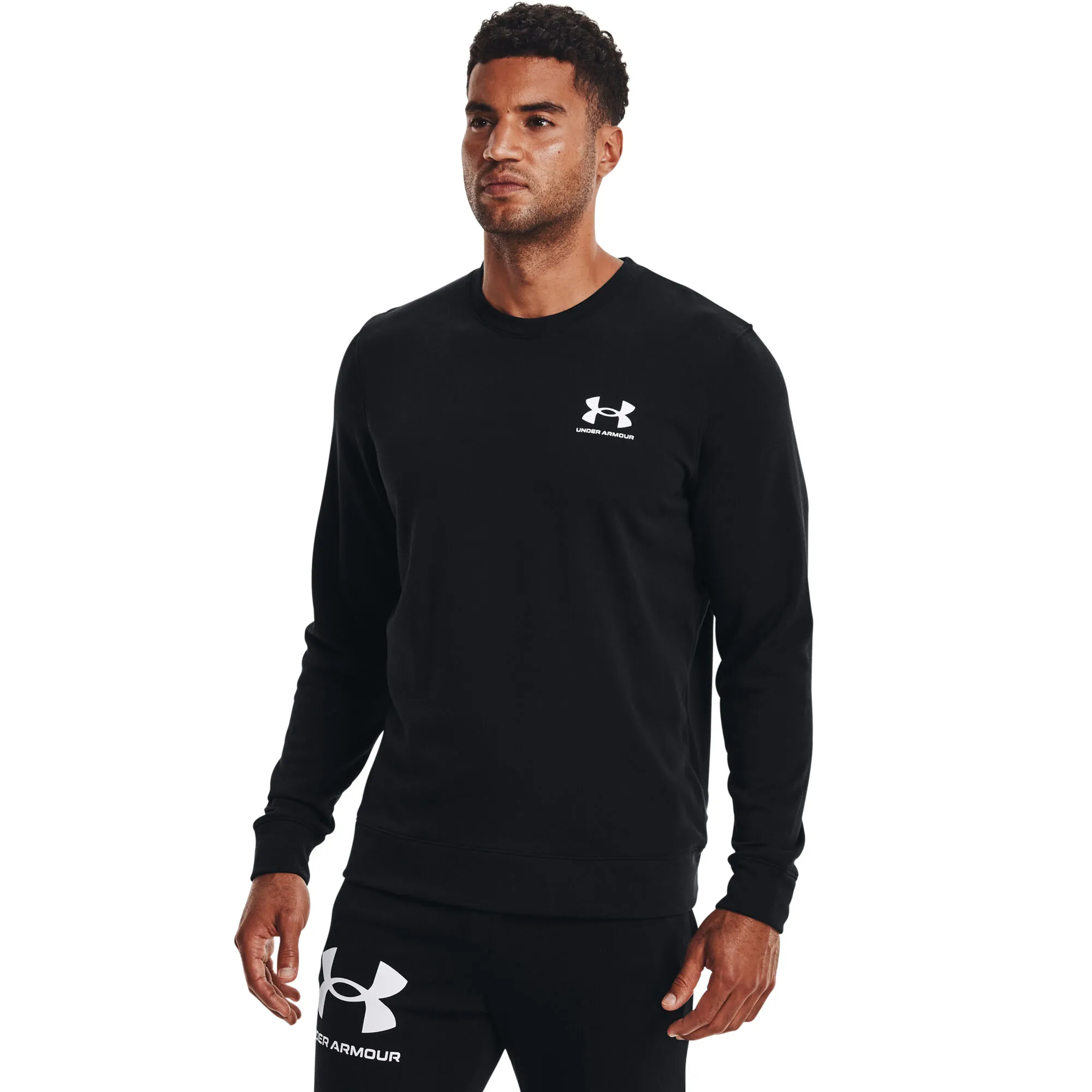 Under Armour Rival Terry LC Manica Lunga Uomini - Nero 3 Under Armour Rival Terry LC Manica Lunga Uomini - Nero - immagine 3