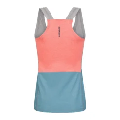 Head Tech Canottiera Donna - Grigio, Multicolore -Vendite Racchette da tennis 08001000 0 2