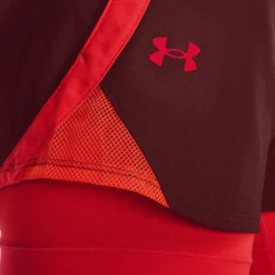 Under Armour Play Up 2in1 Pantaloncini Donna - Rosso Scuro -Vendite Racchette da tennis 08128000 10
