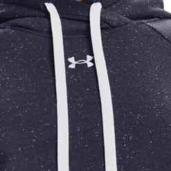 Under Armour Rival Fleece Felpa Con Cappuccio Donna - Grigio Scuro -Vendite Racchette da tennis 08135000 10