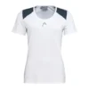 Head Club 22 Tech Tee Maglietta Ragazze - Bianco, Blu Scuro
