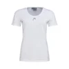 Head Club 22 Tech Tee Maglietta Ragazze - Bianco