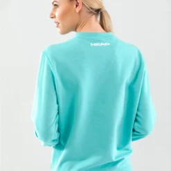 Head Rally Felpa Donna - Turchese -Vendite Racchette da tennis 08305000 14