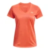 Under Armour Tech Twist Maglietta Donna - Arancione