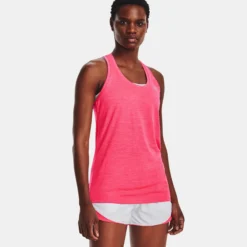 Under Armour Tech Twist Canottiera Donna - Rosa -Vendite Racchette da tennis 08468000 13