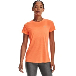 Under Armour Tech Twist Maglietta Donna - Arancione -Vendite Racchette da tennis 08471000 13