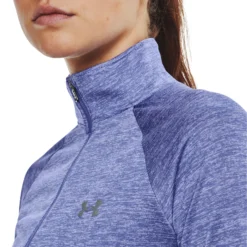 Under Armour Tech Half-Zip Warm Up Twist Manica Lunga Donna - Lilla -Vendite Racchette da tennis 08473000 16