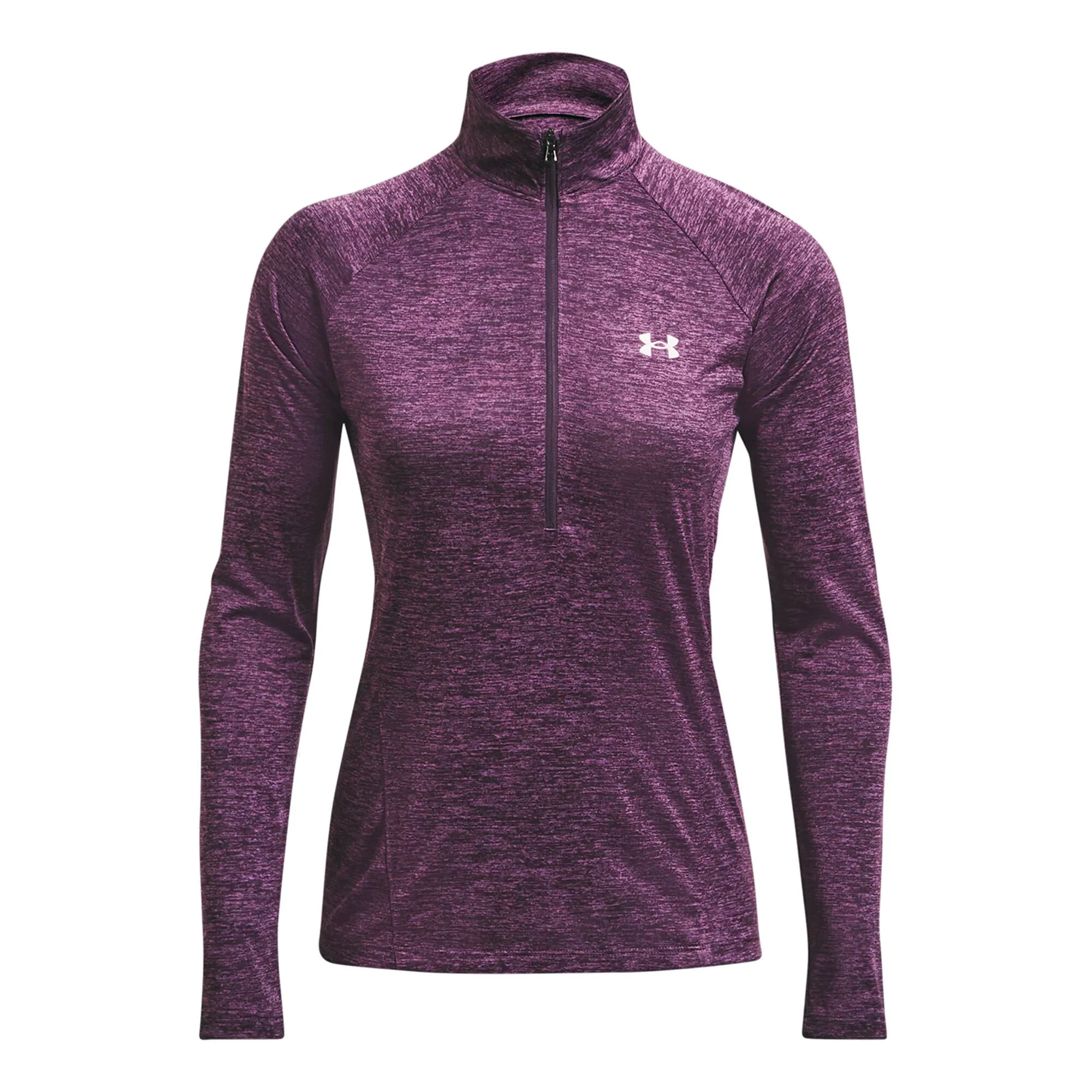 Under Armour Tech Half-Zip Warm Up Twist Manica Lunga Donna - Viola 1 Under Armour Tech Half-Zip Warm Up Twist Manica Lunga Donna - Viola