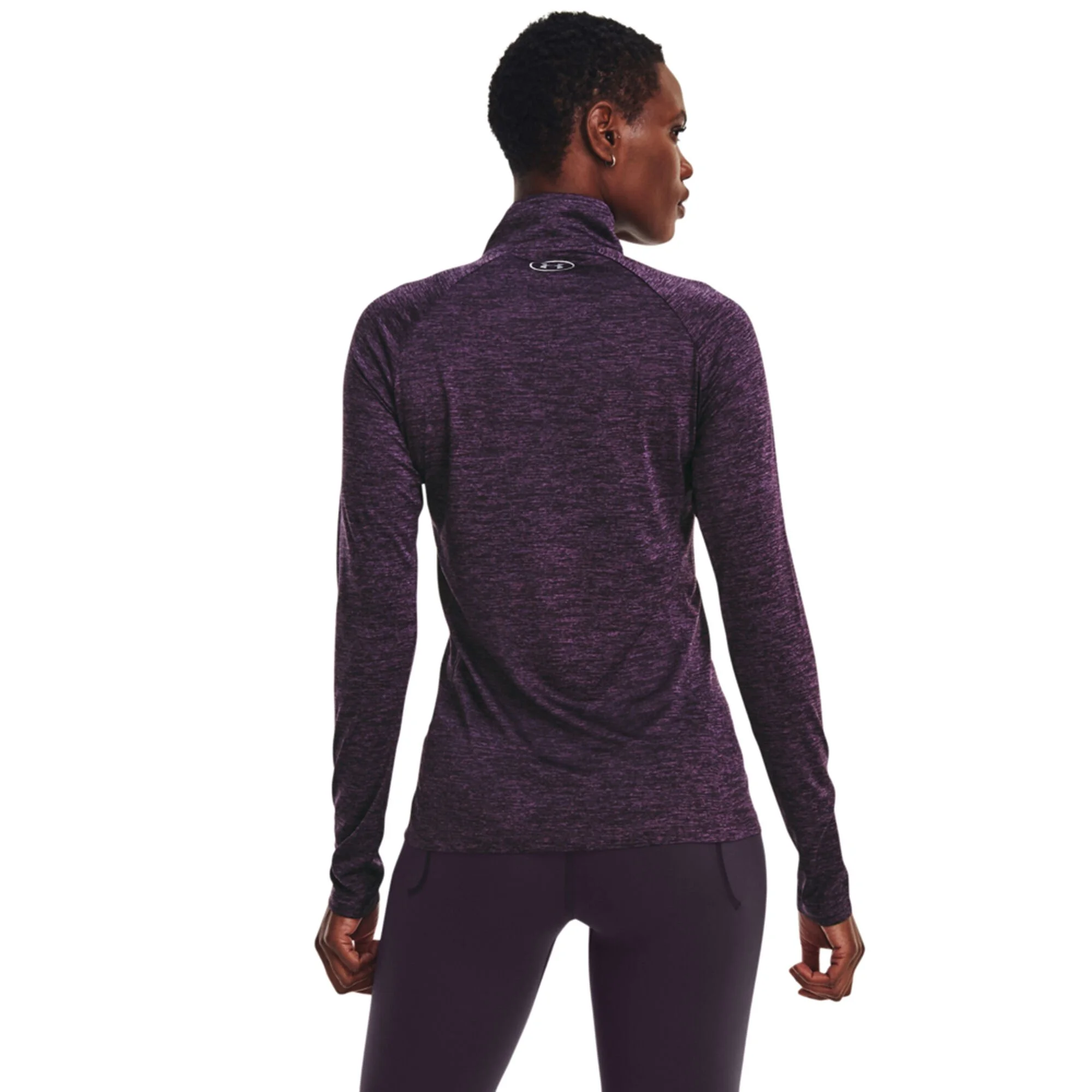 Under Armour Tech Half-Zip Warm Up Twist Manica Lunga Donna - Viola 4 Under Armour Tech Half-Zip Warm Up Twist Manica Lunga Donna - Viola - immagine 4