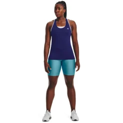 Under Armour Heatgear Racer Canottiera Donna - Blu Scuro -Vendite Racchette da tennis 08479000 15
