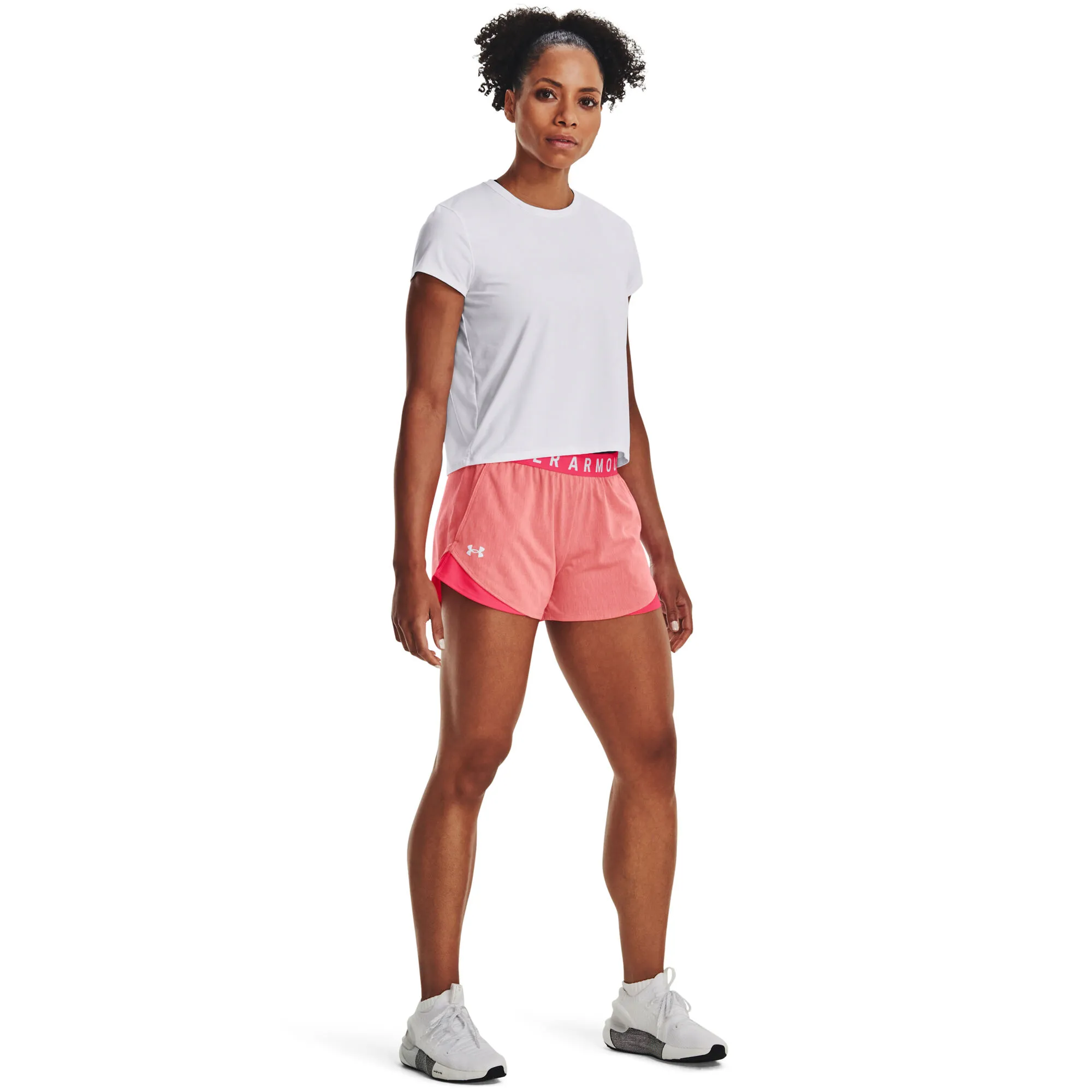 Under Armour Play Up Twist 3.0 Pantaloncini Donna - Rosa 5 Under Armour Play Up Twist 3.0 Pantaloncini Donna - Rosa - immagine 5