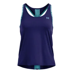 Under Armour Knockout Canottiera Donna - Blu Scuro, Turchese