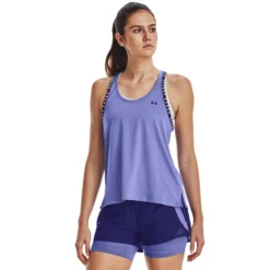 Under Armour Knockout Canottiera Donna - Lilla, Blu Scuro -Vendite Racchette da tennis 08487000 13