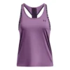 Under Armour Knockout Canottiera Donna - Viola, Nero
