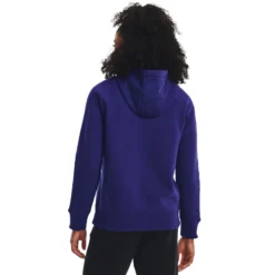 Under Armour Rival Logo Felpa Con Cappuccio Donna - Blu Scuro, Bianco -Vendite Racchette da tennis 08495000 14