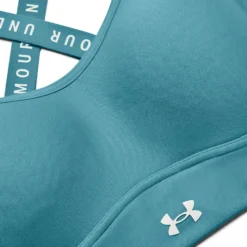 Under Armour Infinity Mid Covered Reggiseni Sportivi Donna - Turchese -Vendite Racchette da tennis 08503000 10