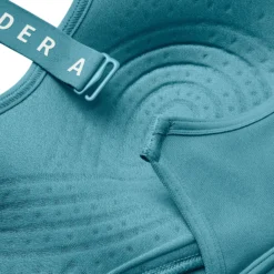 Under Armour Infinity Mid Covered Reggiseni Sportivi Donna - Turchese -Vendite Racchette da tennis 08503000 11