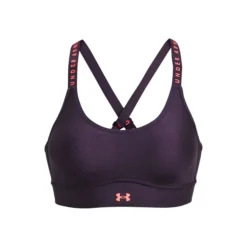Under Armour Infinity Mid Covered Reggiseni Sportivi Donna - Viola