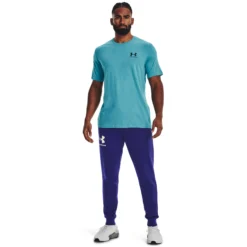 Under Armour Sportstyle Graphic Maglietta Uomini - Turchese -Vendite Racchette da tennis 08517000 15