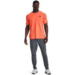 Under Armour Sportstyle Graphic Maglietta Uomini - Arancione -Vendite Racchette da tennis 08518000 15