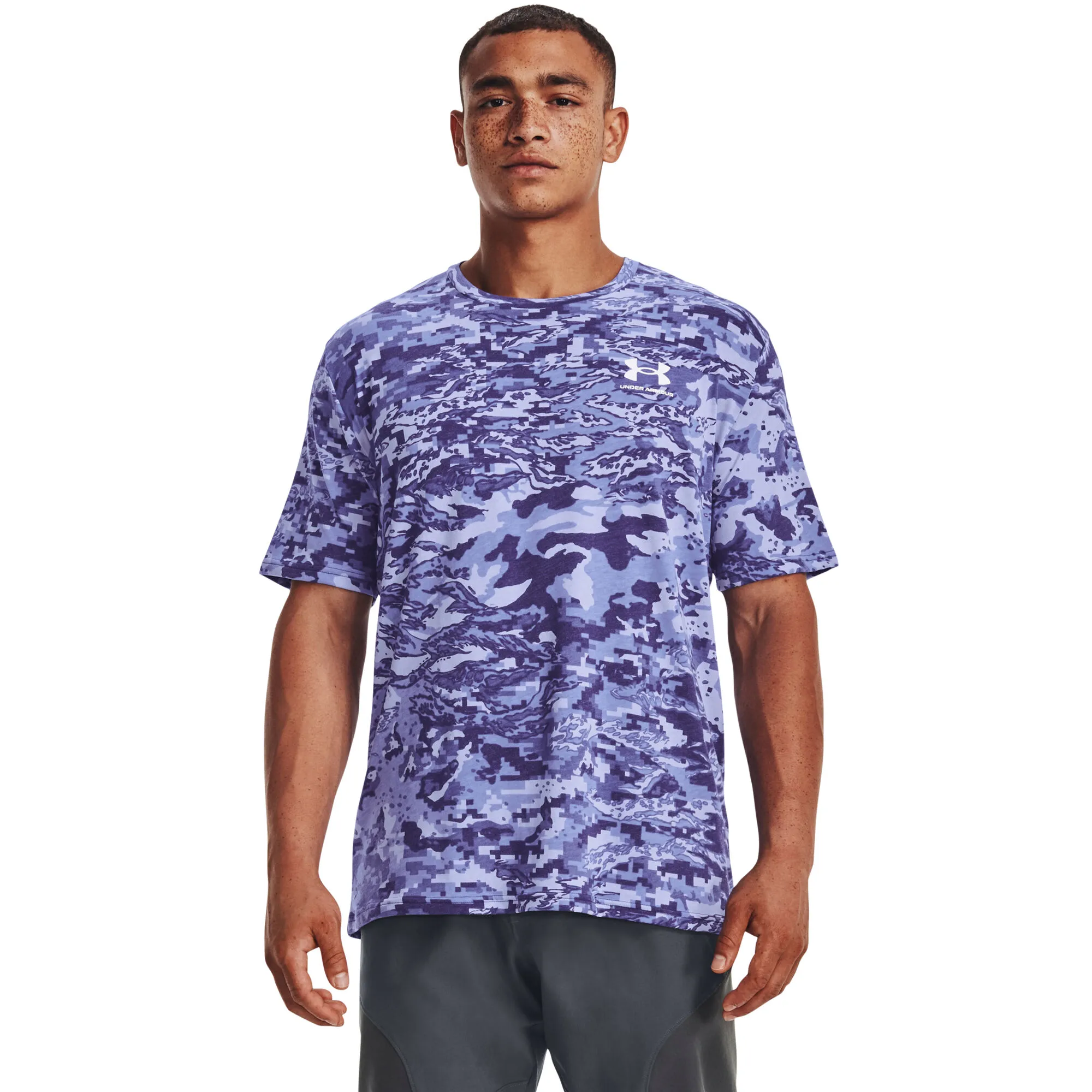 Under Armour ABC Camo Maglietta Uomini - Blu Scuro, Blu 3 Under Armour ABC Camo Maglietta Uomini - Blu Scuro, Blu - immagine 3