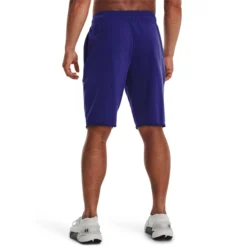 Under Armour Rival Terry Pantaloncini Uomini - Blu Scuro -Vendite Racchette da tennis 08531000 14