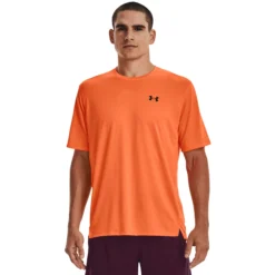 Under Armour Tech Vent Maglietta Uomini - Arancione -Vendite Racchette da tennis 08554000 13